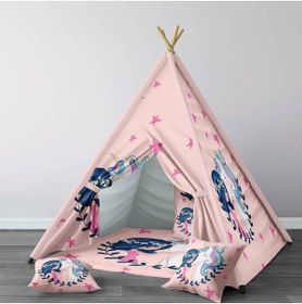 Resim instababyrooms Çocuk Oyun Çadırı Unicorn Dijital Baskılı 