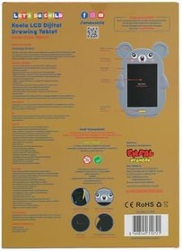 Resim Nessiworld LC-31072 Koala Çizim Tableti 8.5 inç -Lets be Child 