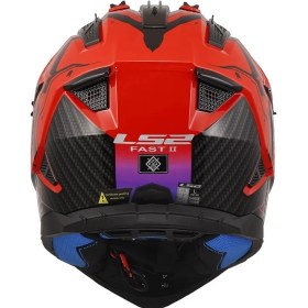Resim Ls2 Fast 2 Wash Kırmızı Kask 