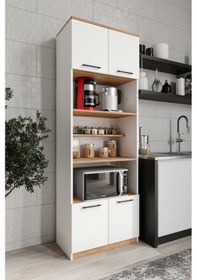 Resim Aspendos 4 Kapaklı Erzak Dolabı 