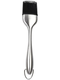 Resim Pazly Isıya Dayanıklı Silikon Fırça: Barbekü, Izgara, Pasta İçin Paslanmaz Çelik Saplı 