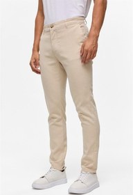 Resim Bej Slim Casual Pantolon 