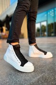 Resim Genel Markalar MODA HAS CH167 GBT Blazer Erkek Bot BEYAZ/SIYAH 