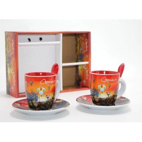 Resim Yöresel İkili Fincan Seti Alk1566 - 9077335092018ynt 