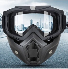 Resim Sunskyy M4 Çıkarılabilir Buğu Önleyici Hd Site Tam Yüz Gözlüğü Kalkanı Sarı 