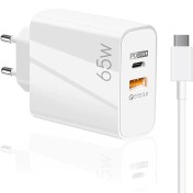 Resim 65W UsbA PD33W Quick Charger 3.0 Type-C to ScHitec