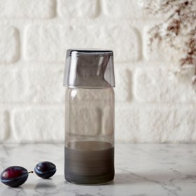 Resim Rakle Matte Bardaklı Sürahi - Siyah - 700 ml 