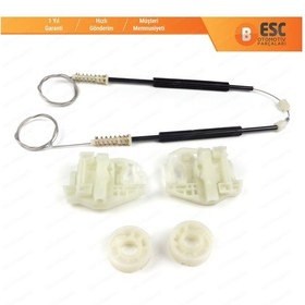 Resim BMW X3 E83 2003-2011 İçin Elektrikli Arka Sağ Cam Kriko Tamir Set 