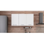 Resim Minar 135 Cm Mutfak Dolabı Beyaz 135-B1-Üst Modül Beyaz 