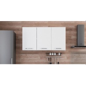 Resim Minar 135 Cm Mutfak Dolabı Beyaz 135-B1-Üst Modül Beyaz 