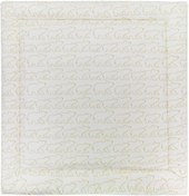Resim Kalın Oyun Minderi Ayıcıklar Pamuklu Emekleme Minderi 100x100x5 Cm - Krem 