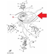 Resim Yamaha Tracer 700 Or. Yakıt Deposu Bc6-24110-01-00 