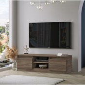 Resim Yurudesign Silva Tv Ünitesi Tv Sehpası 2 Kapaklı 120cm Kahve Sv1-cu 