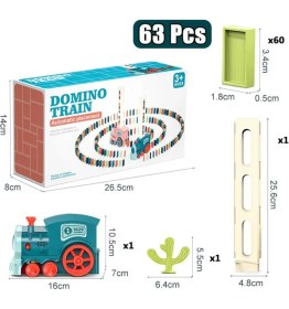 Resim Domino Tren Bebekler için Oyuncak (63 parça) 