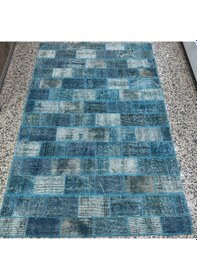 Resim Hoom Rugs Kırkyama 178 Capri Breeze El Dokuma Kilim Mavi 
