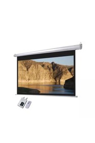 Resim Peak M100 200x150 Cm Motorlu Kumandalı Projeksiyon Perdesi-beyaz Kasa 
