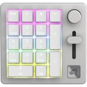 Resim Prebuilt Glo-Gmmk-Np-Fox-W Beyaz Numerik Klavye 