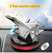 Resim Honeybeeshop Premium Güneş Enerjili Kırmızı 2 Nesil Savaşçı Araç Kokusu Difüzörü Alüminyum Alaşımlı Uzun Ömürlü 