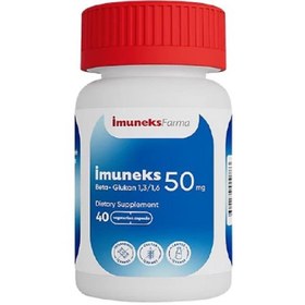 Resim İmuneks Beta Glucan 1,3/1,6 50 mg 40 Kapsül 