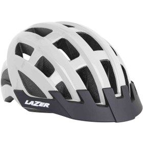 Resim Lazer Compact Bisiklet Kaskı Beyaz 54 - 61 Cm 