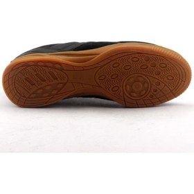 Resim Lig Monaco Indoor 01 Erkek Spor Ayakkabı Siyah Microfiber Tabanlı Hentbol Voleybol Futsal İçin 
