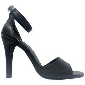 Resim Tarzz 3911 Deri Sivri Uzun Topuklu Fashion Kadın Sandalet Siyah 