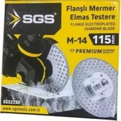 Resim Sgs Elektrolize Testere Flanşlı Çift Yüz Elmaslı 115MM SGS2290 