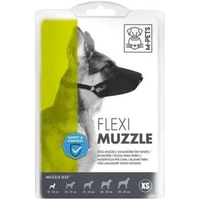 Resim M-pets Flexi Ayarlanabilir Bez Köpek Ağızlığı Small 