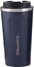 Resim 304 L Çelik Vakumlu Lacivert 500 ml Kahve El Termos Mug cin399lc 