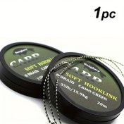 Resim 1 Adet 20m Yeşil Marker Örgü Seti - Sazan Kancası Bağlantısı Yumuşak Kaplamasız Örgülü Misina (15IB/25IB/35IB) Kaba Balıkçılık Malzemesi, Noel ve Şükran Günü İçin Mükemmel 
