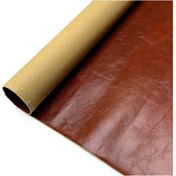 Resim Kanepe Tamir Bandı Kendinden Yapışkanlı Yağ Balmumu Deri Yama Araba Koltukları Red Brown 50cmx138cm 