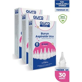 Resim Nazal Burun Aspiratörü Yedek Uç 30 Adet 