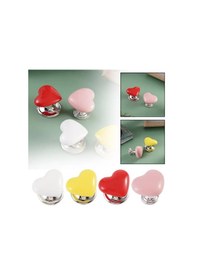 Resim River World Klozet Ve Tuvalet Fırçası Kalp Tasarımlı Sifon Tuşu Çok Renkli 