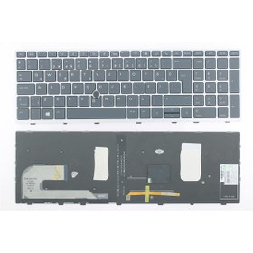 Resim Hp Zbook 15u G5, HP Uyumlu Zbook 15u G6 Klavye Backlit Işıklı 