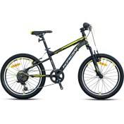 Resim Vortex 4.0 - 20 Mtb - 11' - 7 Vites - V.b. - Mat Siyah-Gri/neon Sarı 