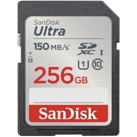 Resim SANDISK 256 GB SDSDUNC-256G-GN6IN 150/MB 128GB ULT SD C10 