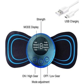 Resim Ems Boyun Sedye Elektrikli Masaj Aleti Çok Renkli 