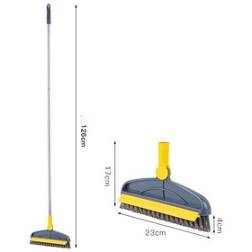 Resim Temizleme Fırçası Teleskopik 2in1 Temizleme Ovma Fırçası Sert Uçl 