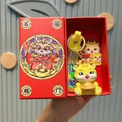 Resim OEMG Yıl Maskotu Karikatür Çekicilik Anahtarlık Kolye Bebek Karikatür Hediyeler (Yurt Dışından) 