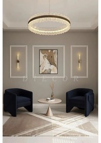 Resim Diecor Dekoratif Boyanabilir Montaja Hazır 2.5 Cm Şık Ve Estetik Duvar Çıtası Oturma Odası Tasarımı Ekru 2,5 Cm Model:xa269 