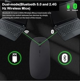 Resim Ipad Air 5. Nesil 10.9" Uyumlu Slim Şarjlı Bluetooth Klavye Ve Mouse Seti 