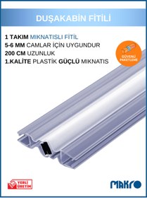 Resim GLASSMAKRO Duşakabin Mıknatıslı Fitil - 200 cm 