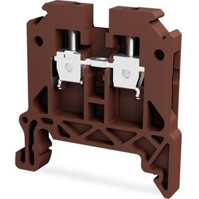 Resim Tbloc Tbl 2,5mm Kahverengi Vidalı Tek Katlı Klemens 
