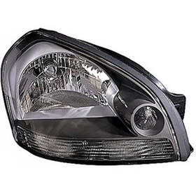 Resim Hyundai Tucson Siyah/Beyaz Sinyalli Sol Far Lambası (2005-2010) Depo Marka 