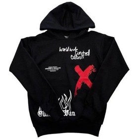Resim Mon Cherry Erkek Çocuk Kapüşonlu Limited Edition Sweatshirt-14684 Siyah 