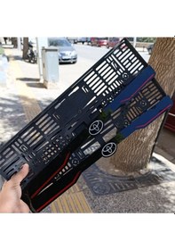Resim Toyota- Toyota Logolu Tüm Araçlarla Uyumlu Pleksi Plakalık 2 Adet 1 Takım 