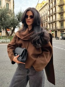 Resim Asyra Ceket - Kahverengi / L 
