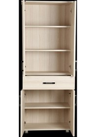 Resim Çok Amaçlı Dolap Hard Model Parlak Carden Suntalem 4raf 1çekmece 180 Cm El Yapı Ahşap 