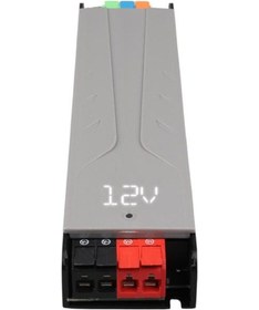 Resim Powermaster Pm-26845 12/24/36/48 Volt 9 Amper 300 Watt Metal Kasa Kademeli Adaptör Voltaj Göstergeli 218x51x27mm 
