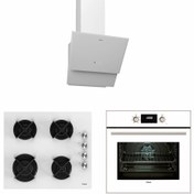Resim TEKA Beyaz Cam Ankastre Set (3' Lü Set) 